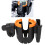 Multifunctional Stroller Cup Holder 8.5cm Black Orange 360 Rotatable 1