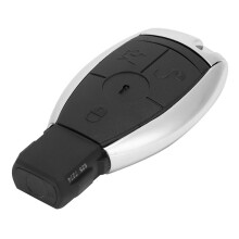 Telecomando di ricambio per apertura bagagliaio e blocco/blocco per Mercedes-Benz con accesso senza chiave, 3 pulsanti, design elegante, resistente