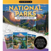 National Parks Coloring Book by Eric Dowdle Paperback Book