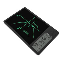 9,5-Zoll löschbarer LCD-Schreibtischkalender 120mAh Schwarz ABS