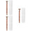 3Pièces Machine Sourcils Rose Gold Design Confortable Microblading 7