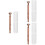 3Pièces Machine Sourcils Rose Gold Design Confortable Microblading 6