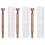 3Pièces Machine Sourcils Rose Gold Design Confortable Microblading 4