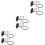 6Ensembles Rangement Mural Baseball Golf Support Noir 7