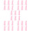 30Pièces Ensemble Bigoudis Rose En Corail Souple Dommage 8