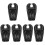 6Pièces Oreiller Gonflable Noir Support Tête Et Épaules 5