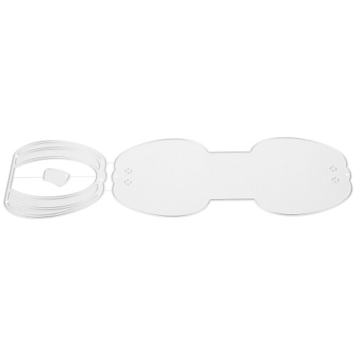 2Pièces Matrices En Fer Solide Argent DIY Pour Décoration Papier 1