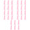 30Pièces Ensemble Bigoudis Rose En Corail Souple Dommage 7
