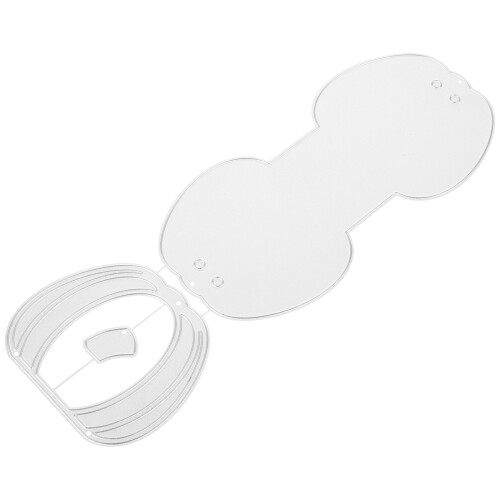 2Pièces Matrices En Fer Solide Argent DIY Pour Décoration Papier 2