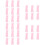 30Pièces Ensemble Bigoudis Rose En Corail Souple Dommage 11