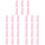 30Pièces Ensemble Bigoudis Rose En Corail Souple Dommage 6