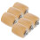 18Pcs Universal Pot Handle Replacement Wood Knobs Khaki Kitchen Grip 3