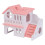 3Pièces Habitat Hamster Bois Rose Double- Ludiques Pets 11