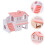 3Pièces Habitat Hamster Bois Rose Double- Ludiques Pets 10