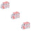 3Pièces Habitat Hamster Bois Rose Double- Ludiques Pets 9