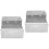 2Pièces Distributeur Couleur Argent 5