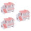 3Pièces Habitat Hamster Bois Rose Double- Ludiques Pets 7