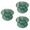 3Pièces Filet De Automatique Vert À Armature 6