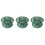 3Pièces Filet De Automatique Vert À Armature 4