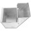 2Pièces Distributeur Couleur Argent 2