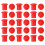 120Pièces Couvre-Armatures Rouge Haute Visibilité Durable 7
