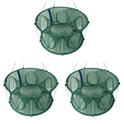 3Pièces Filet De Automatique Vert À Armature 1