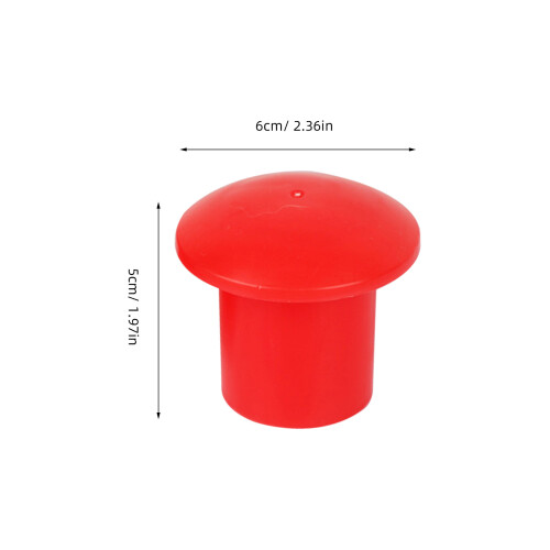 120Pièces Couvre-Armatures Rouge Haute Visibilité Durable 1