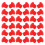 120Pièces Couvre-Armatures Rouge Haute Visibilité Durable 6