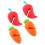 8Pièces -Couvercle Silicone Forme Carotte Piment Décor Cuisine 9