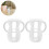 2Pièces Couvre Silicone Adapté Stockage Bébé 9