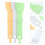 6Pièces Cuillères Squeeze Pour Snacks Chat, Couleurs Variées 9