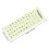 Stickers Clavier Portable Desktop Khaki Fluorescents Solides 9