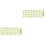 Stickers Clavier Portable Desktop Khaki Fluorescents Solides 4