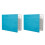2Pièces D'accords Ukulélé Bleu Support Pratique En Papier PU 10
