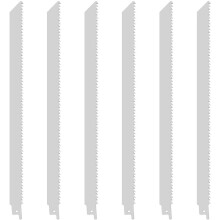6Pcs Reciprocating Saw Blades Set 12in Stainless Steel  Food Cutting Saw Blade Universal  Beef Cutting Saw