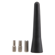 Universal Car Antenna, 6.5 cm (2.5 Inch) Small Short Car Aerial, Car Radio Accessories, FM/AM Inputs M5 M6, Black
