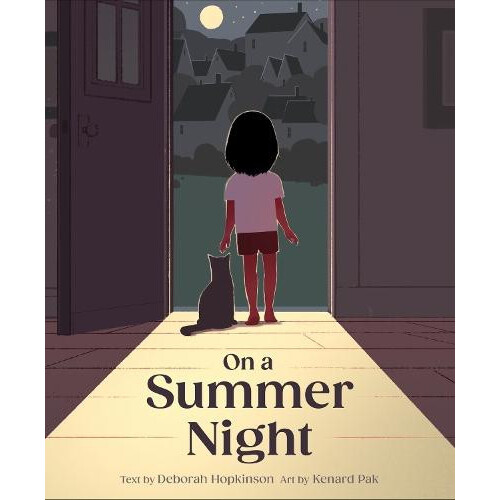 On a Summer Night by Deborah Hopkinson Hardcover Book