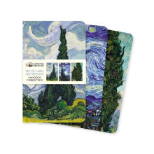 Vincent van Gogh Cypresses Set of 3 Mini Notebooks Other Book