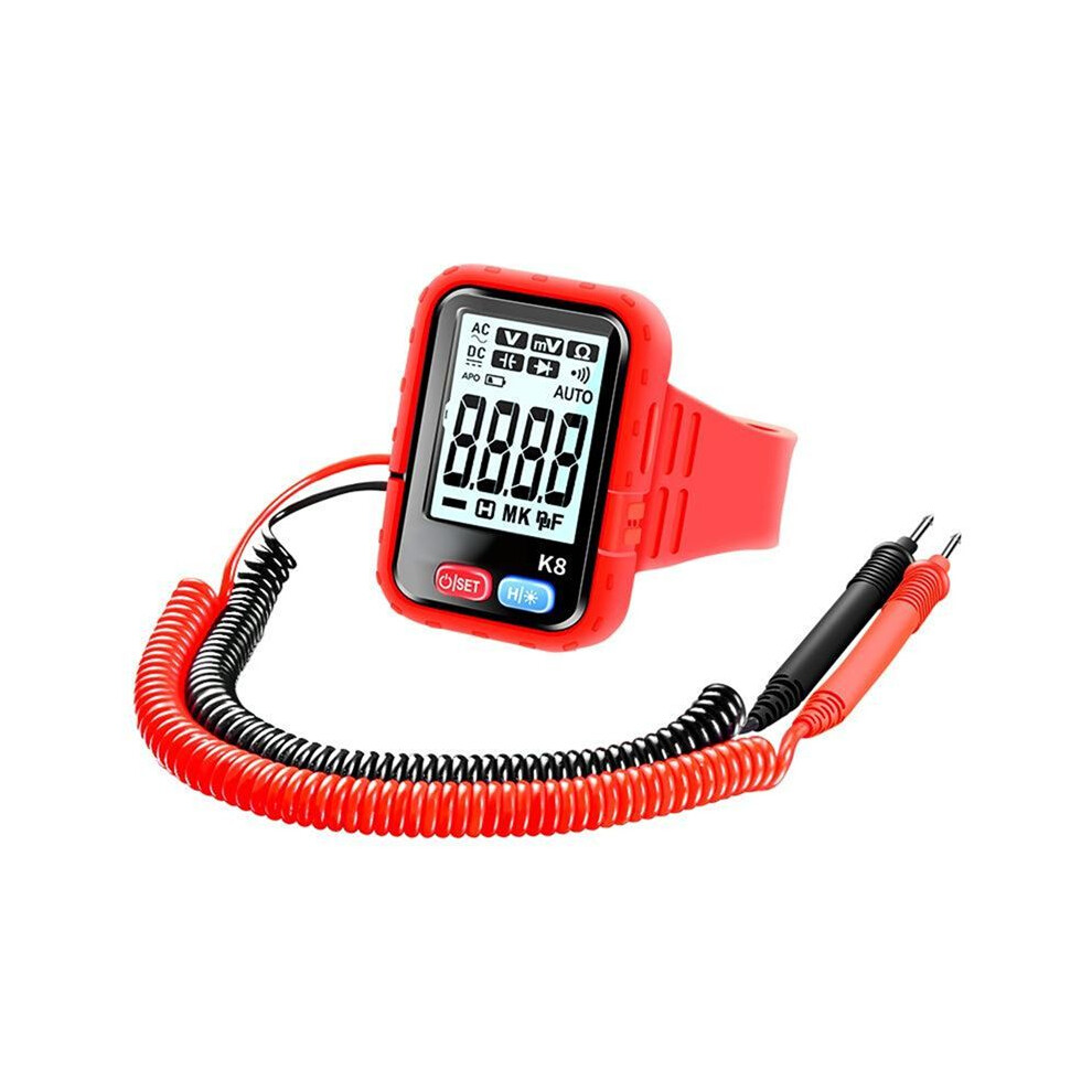 Digital Wristband Multimeter Portable Tester For High-Altitude Work Rechargeable Resistance&Continuity Testing 4711949396494