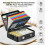 Fireproof Document Box - 8-Layer Hard Shell Fire Proof Safe for Home Documents,for Desk Money,for Passports Certificates 5