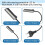 30 LED Sewing Machine Light Sewing Lighting for Workbench Lathe Drill Press Flexible Gooseneck Arm Work Lamp EU Plug 6