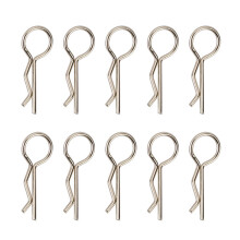 10 StüCke RC Auto Schale KöRper Clips R Dorn Schnallen für Axial SCX6 MAXX Arrma Kraton 1/5 1/6 1/7 1/8 RC Auto Teile,F