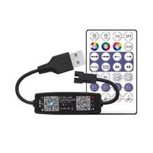 Controlador WS2812B Control Remoto Música Aplicación de Control para Tira de Luz LED Pixel SK6812 WS2811 WS2812 USB 5V
