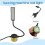30 LED Sewing Machine Light Sewing Lighting for Workbench Lathe Drill Press Flexible Gooseneck Arm Work Lamp EU Plug 4