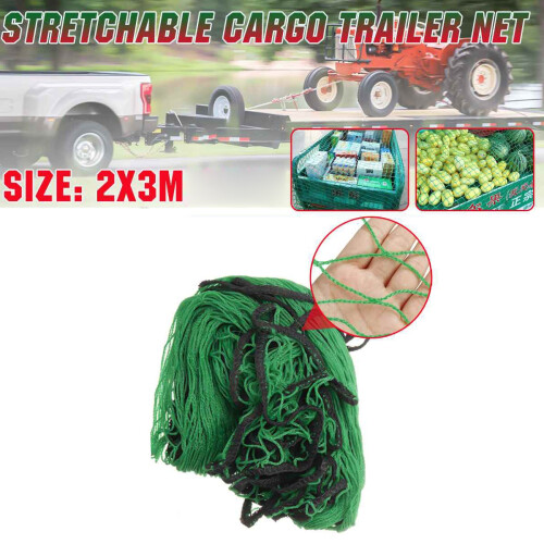 2X3Meter Heavy Duty Stretchable Cargo Trailer Net Rear Cargo Trunk Storage Organizer Luggage Net Holder Auto Accessory 1