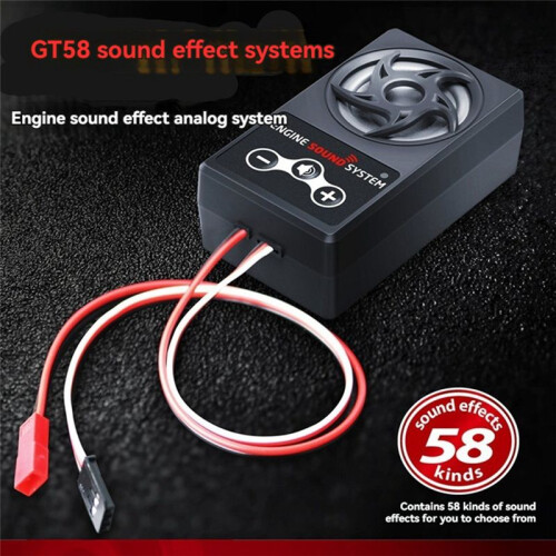 Car Engine Sound Simulator with 58 Sounds Engine Sound Simulated System Module for RC Car 1