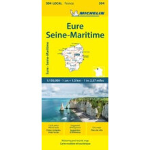 Eure SeineMaritime Michelin Local Map 304 by Michelin Other Book