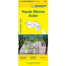 Aube HauteMarne Michelin Local Map 313 by Michelin Other Book