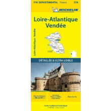 LoireAtlantique Vendee Michelin Local Map 316 by Michelin Other Book