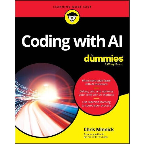 Coding with AI For Dummies by Chris Minnick Paperback Book
